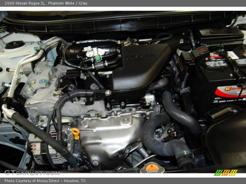 Phantom White / Gray 2009 Nissan Rogue SL
