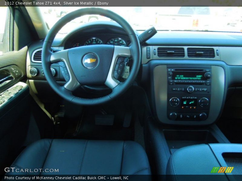 Silver Ice Metallic / Ebony 2012 Chevrolet Tahoe Z71 4x4
