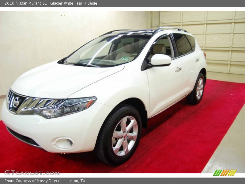 Glacier White Pearl / Beige 2010 Nissan Murano SL