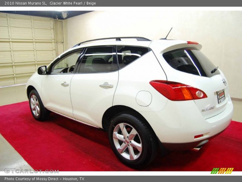 Glacier White Pearl / Beige 2010 Nissan Murano SL