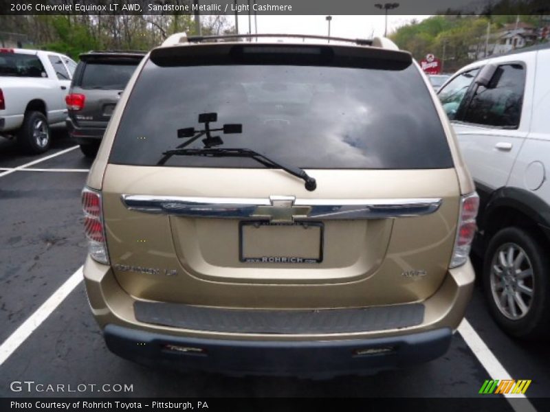 Sandstone Metallic / Light Cashmere 2006 Chevrolet Equinox LT AWD