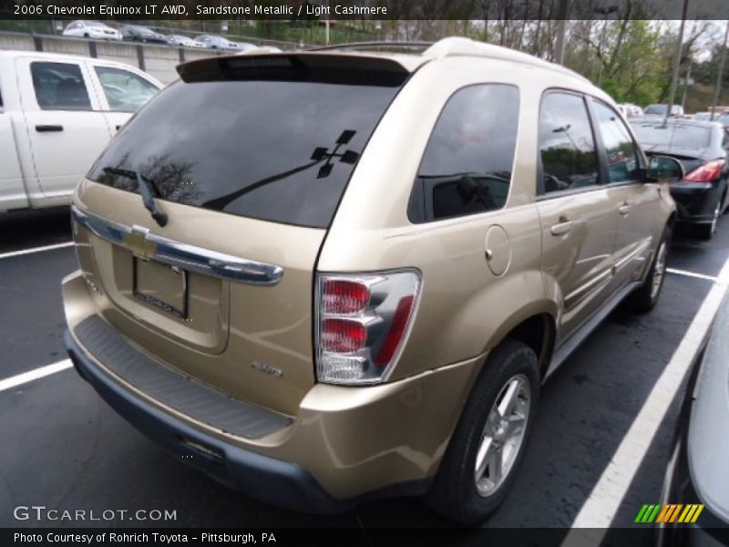 Sandstone Metallic / Light Cashmere 2006 Chevrolet Equinox LT AWD