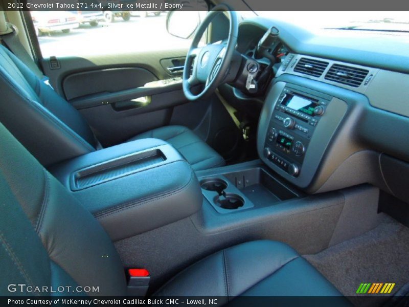 Silver Ice Metallic / Ebony 2012 Chevrolet Tahoe Z71 4x4