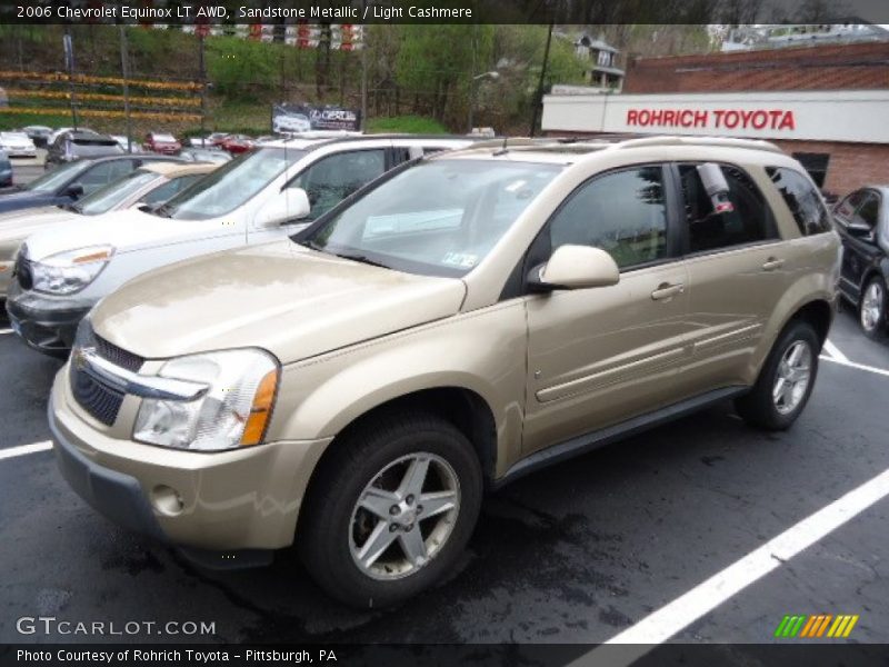 Sandstone Metallic / Light Cashmere 2006 Chevrolet Equinox LT AWD
