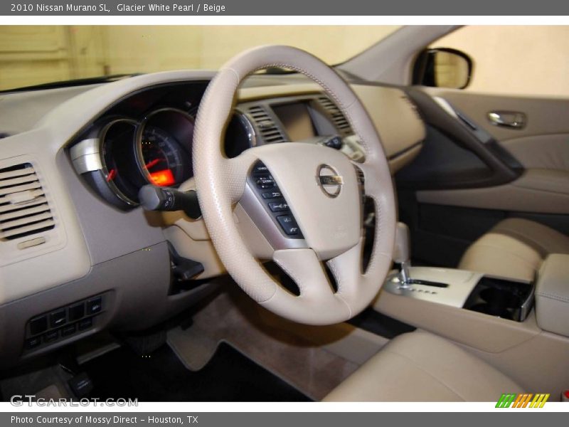 Glacier White Pearl / Beige 2010 Nissan Murano SL
