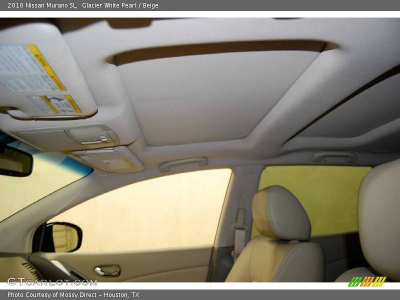 Glacier White Pearl / Beige 2010 Nissan Murano SL