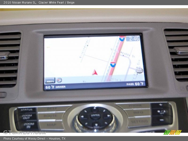 Glacier White Pearl / Beige 2010 Nissan Murano SL