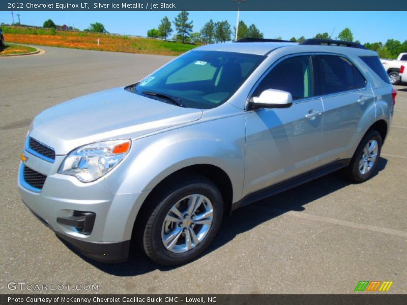 Silver Ice Metallic / Jet Black 2012 Chevrolet Equinox LT