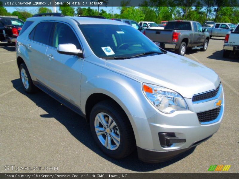 Silver Ice Metallic / Jet Black 2012 Chevrolet Equinox LT