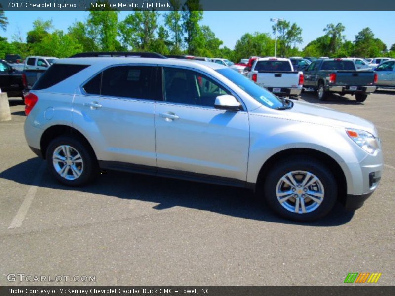 Silver Ice Metallic / Jet Black 2012 Chevrolet Equinox LT