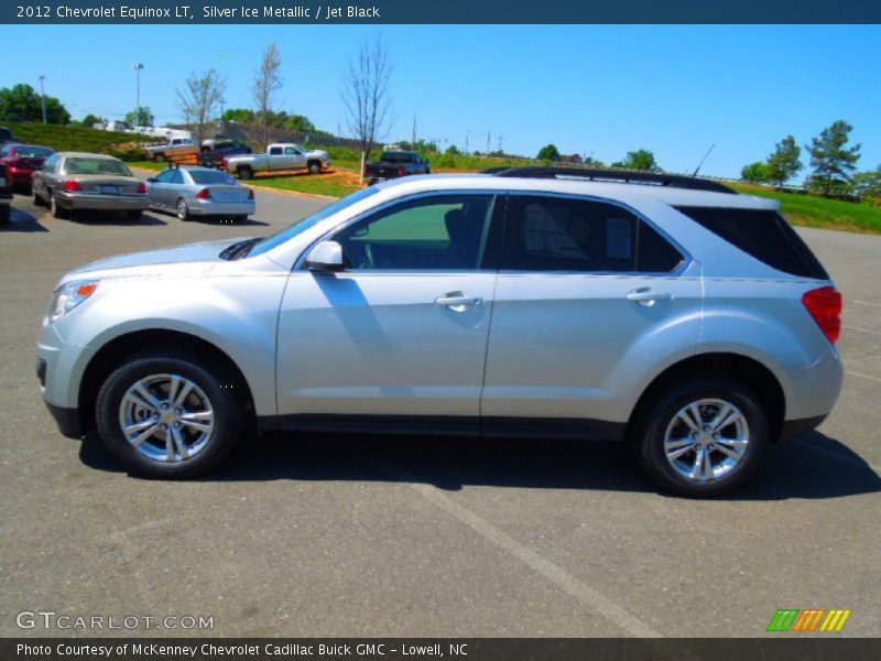 Silver Ice Metallic / Jet Black 2012 Chevrolet Equinox LT