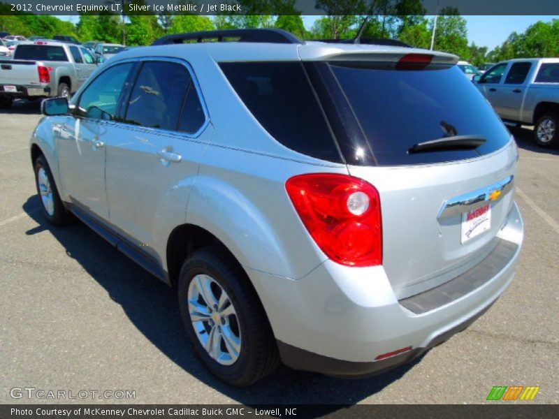 Silver Ice Metallic / Jet Black 2012 Chevrolet Equinox LT