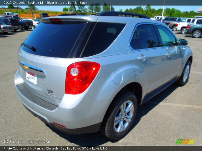 Silver Ice Metallic / Jet Black 2012 Chevrolet Equinox LT