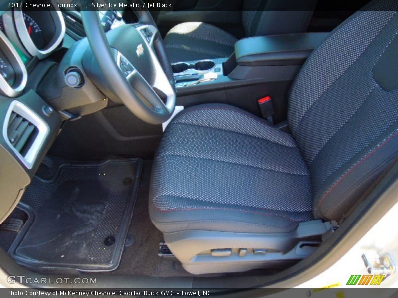 Silver Ice Metallic / Jet Black 2012 Chevrolet Equinox LT