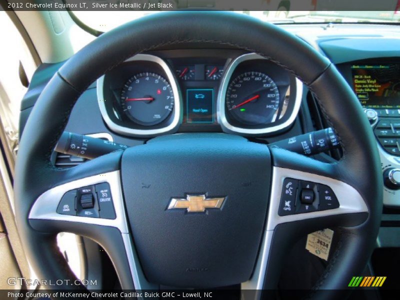 Silver Ice Metallic / Jet Black 2012 Chevrolet Equinox LT