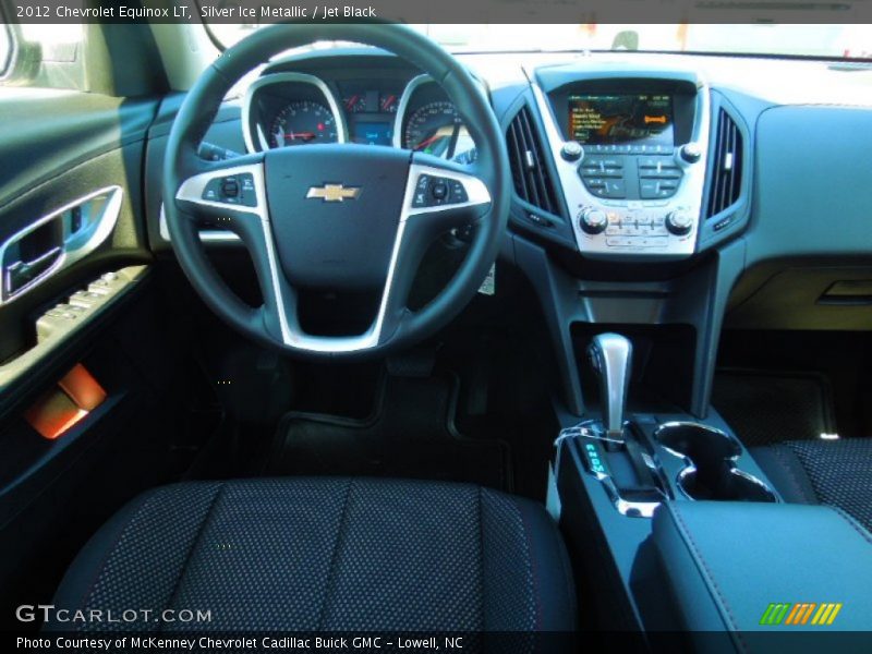 Silver Ice Metallic / Jet Black 2012 Chevrolet Equinox LT