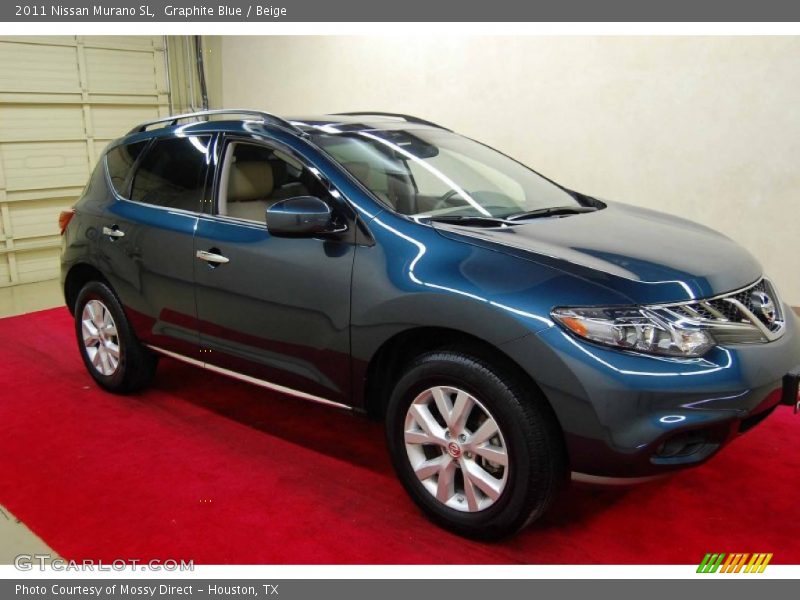 Graphite Blue / Beige 2011 Nissan Murano SL