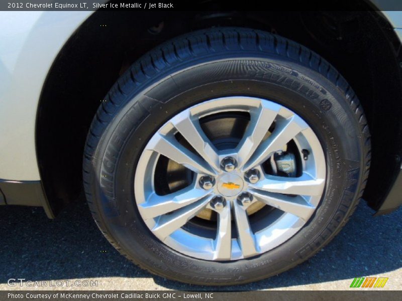 Silver Ice Metallic / Jet Black 2012 Chevrolet Equinox LT