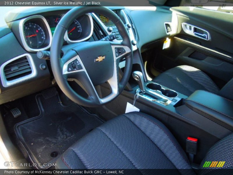 Silver Ice Metallic / Jet Black 2012 Chevrolet Equinox LT