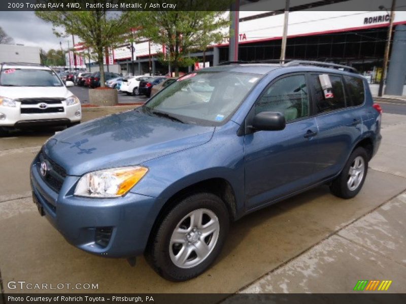 Pacific Blue Metallic / Ash Gray 2009 Toyota RAV4 4WD