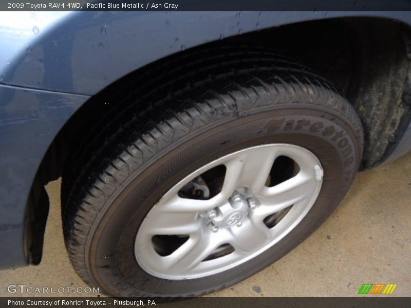 Pacific Blue Metallic / Ash Gray 2009 Toyota RAV4 4WD