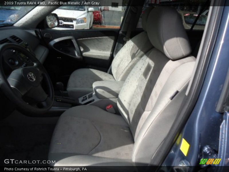 Pacific Blue Metallic / Ash Gray 2009 Toyota RAV4 4WD