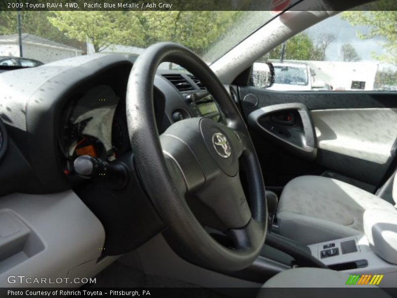 Pacific Blue Metallic / Ash Gray 2009 Toyota RAV4 4WD