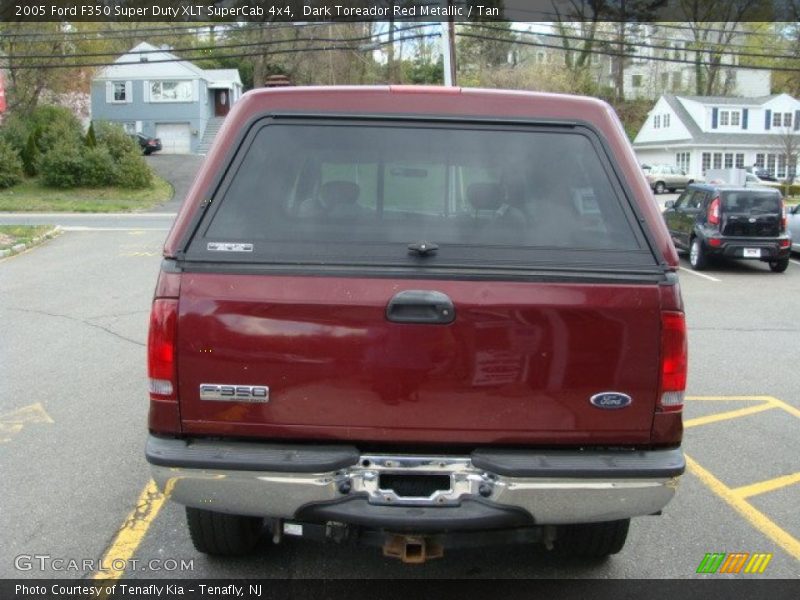 Dark Toreador Red Metallic / Tan 2005 Ford F350 Super Duty XLT SuperCab 4x4