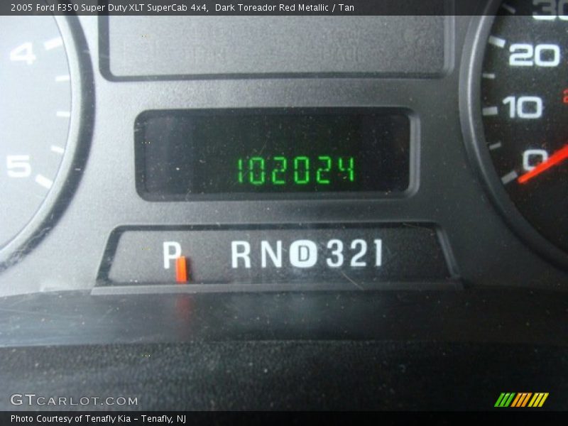 Dark Toreador Red Metallic / Tan 2005 Ford F350 Super Duty XLT SuperCab 4x4