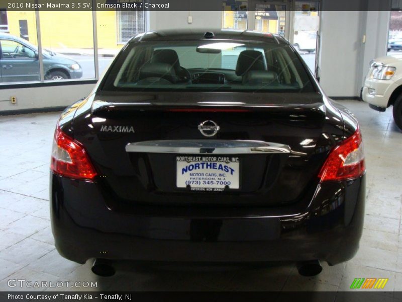 Crimson Black / Charcoal 2010 Nissan Maxima 3.5 SV