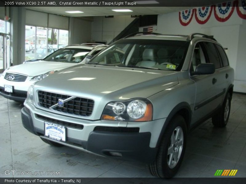 Crystal Green Metallic / Taupe/Light Taupe 2005 Volvo XC90 2.5T AWD