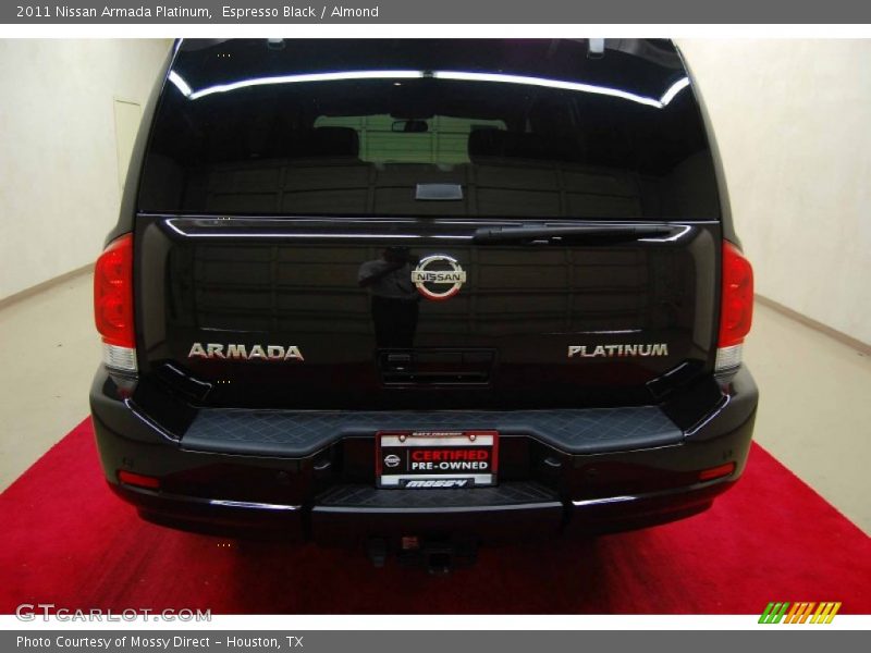 Espresso Black / Almond 2011 Nissan Armada Platinum