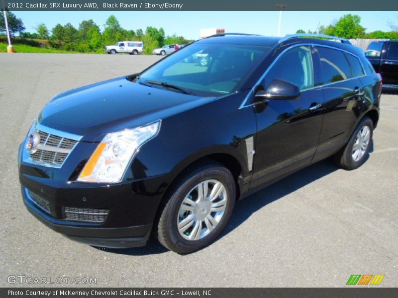 Black Raven / Ebony/Ebony 2012 Cadillac SRX Luxury AWD