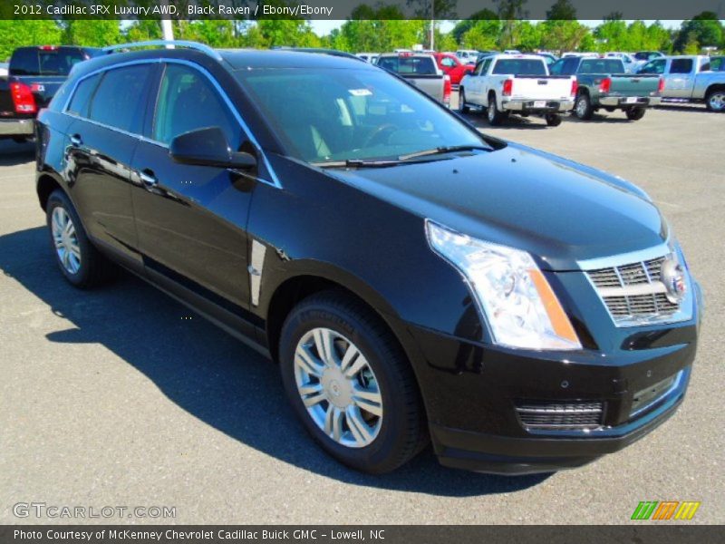 Black Raven / Ebony/Ebony 2012 Cadillac SRX Luxury AWD