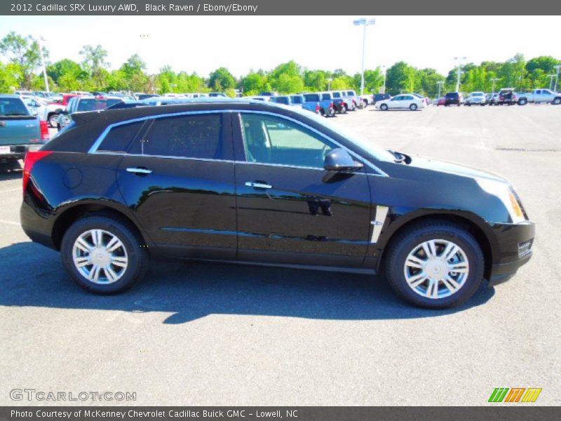 Black Raven / Ebony/Ebony 2012 Cadillac SRX Luxury AWD