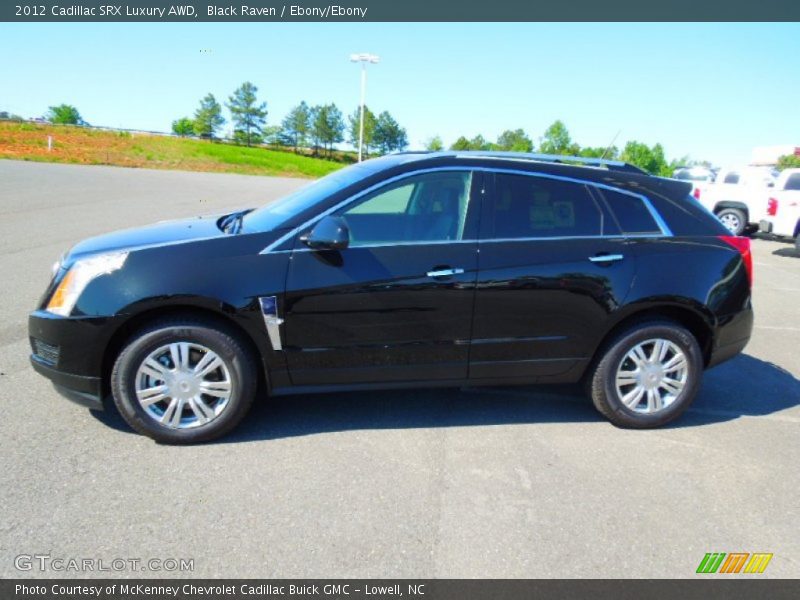 Black Raven / Ebony/Ebony 2012 Cadillac SRX Luxury AWD