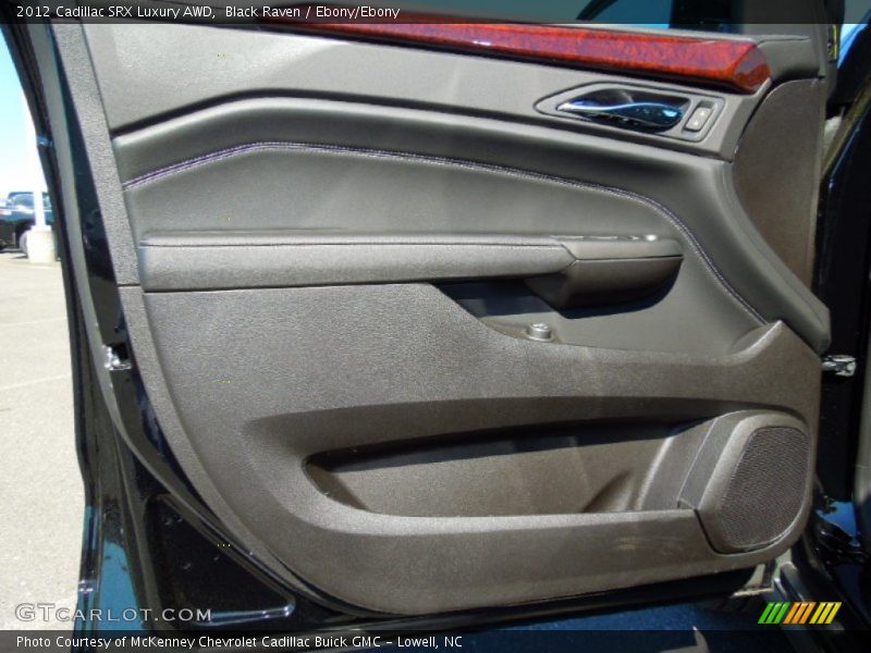 Black Raven / Ebony/Ebony 2012 Cadillac SRX Luxury AWD