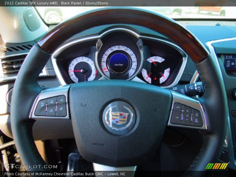 Black Raven / Ebony/Ebony 2012 Cadillac SRX Luxury AWD