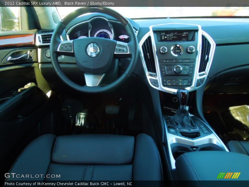 Black Raven / Ebony/Ebony 2012 Cadillac SRX Luxury AWD