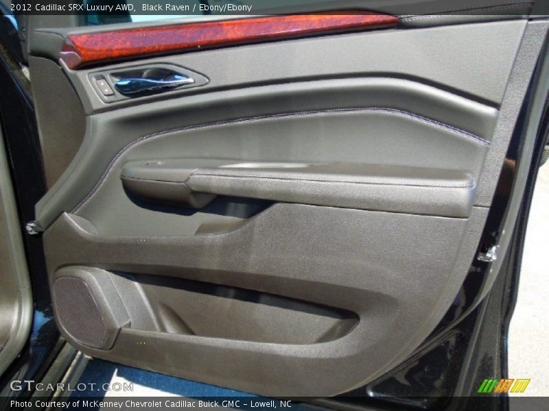Black Raven / Ebony/Ebony 2012 Cadillac SRX Luxury AWD