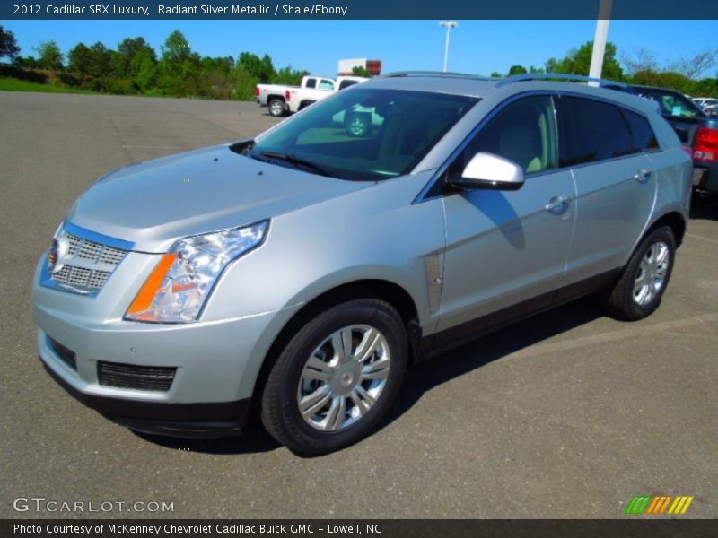 Radiant Silver Metallic / Shale/Ebony 2012 Cadillac SRX Luxury
