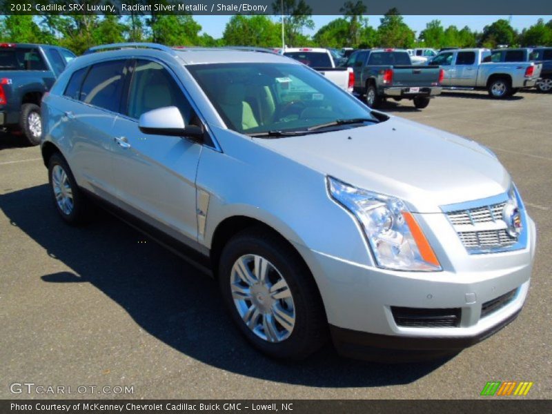 Radiant Silver Metallic / Shale/Ebony 2012 Cadillac SRX Luxury