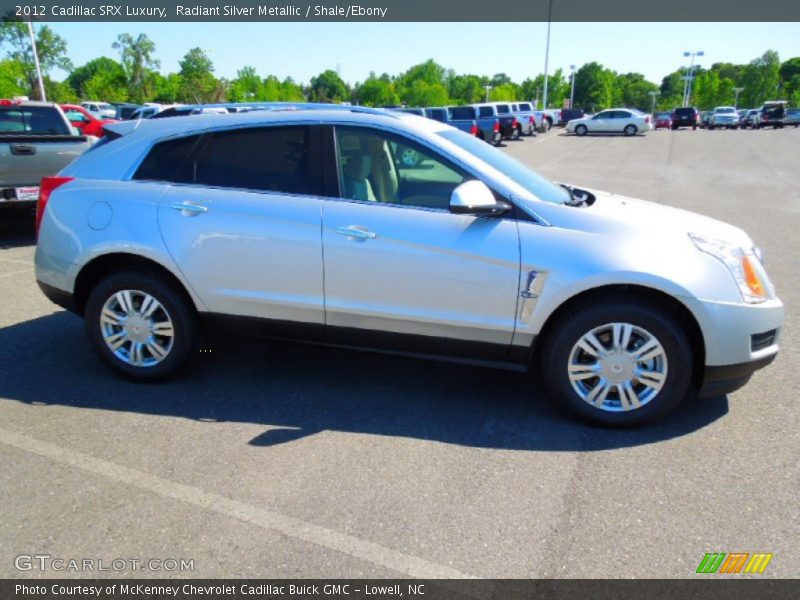 Radiant Silver Metallic / Shale/Ebony 2012 Cadillac SRX Luxury