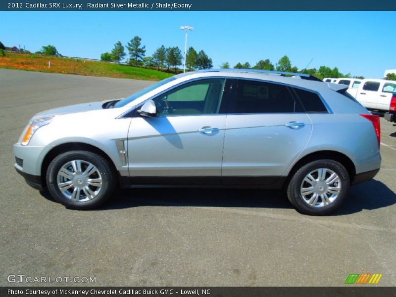 Radiant Silver Metallic / Shale/Ebony 2012 Cadillac SRX Luxury