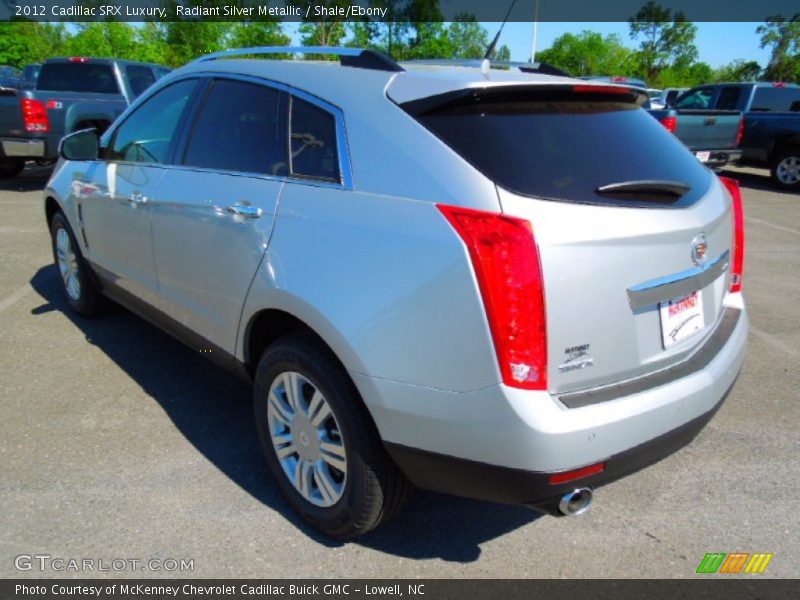 Radiant Silver Metallic / Shale/Ebony 2012 Cadillac SRX Luxury