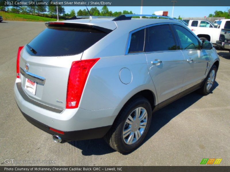 Radiant Silver Metallic / Shale/Ebony 2012 Cadillac SRX Luxury