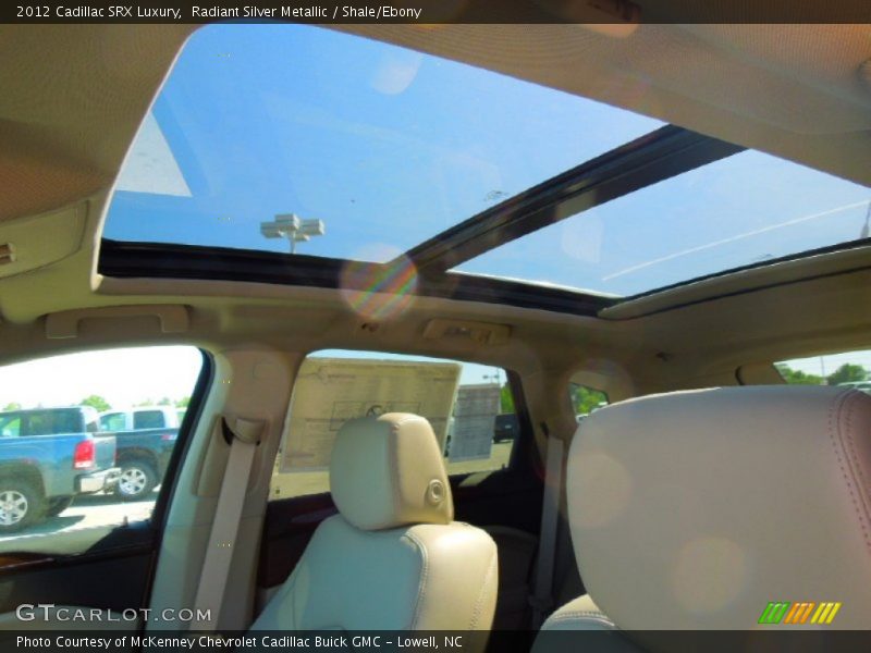 Radiant Silver Metallic / Shale/Ebony 2012 Cadillac SRX Luxury
