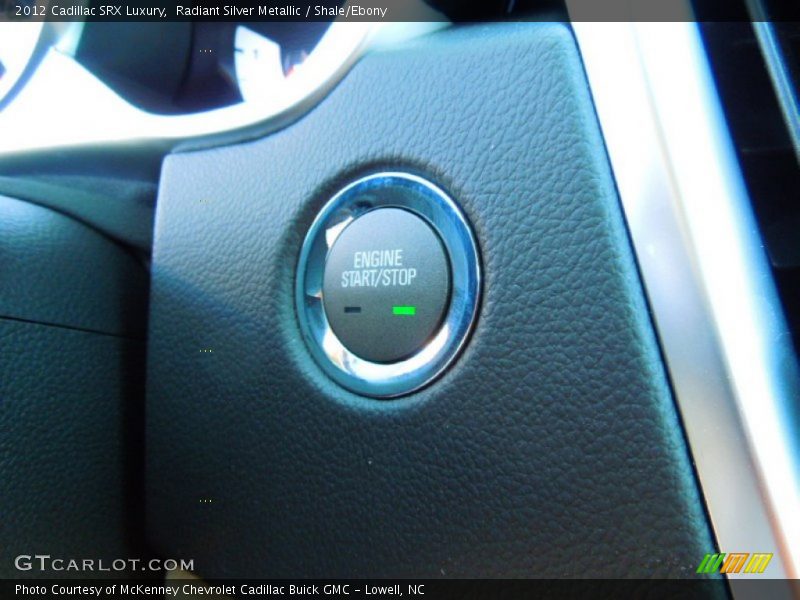 Radiant Silver Metallic / Shale/Ebony 2012 Cadillac SRX Luxury