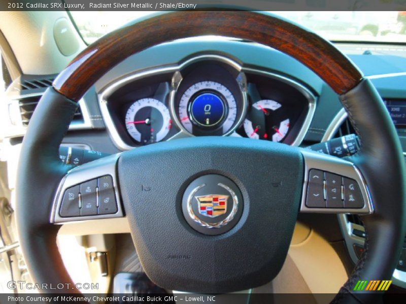 Radiant Silver Metallic / Shale/Ebony 2012 Cadillac SRX Luxury