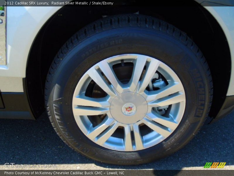 Radiant Silver Metallic / Shale/Ebony 2012 Cadillac SRX Luxury